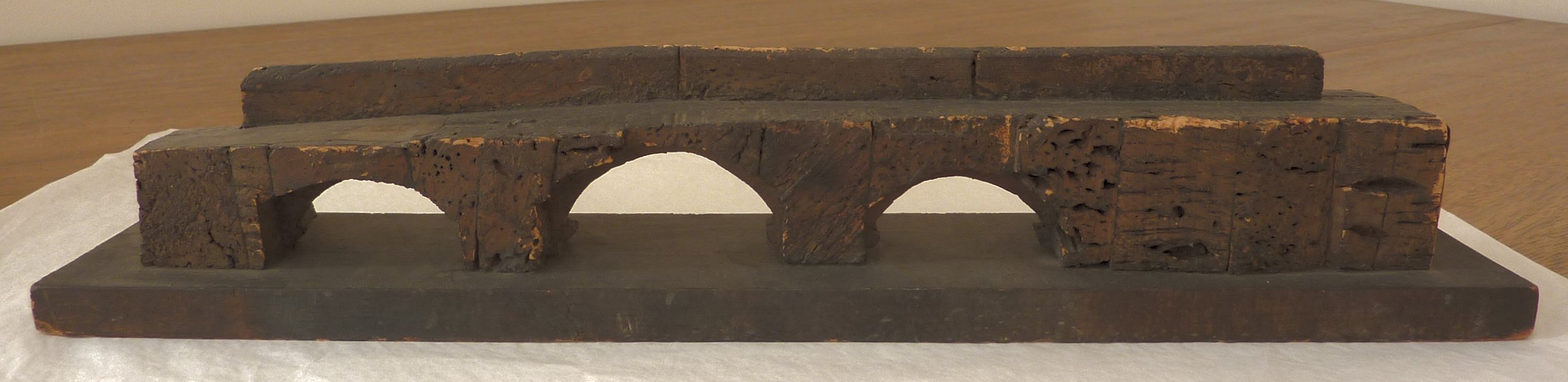 Folly Bridge cork model, 1878, Ashmolean